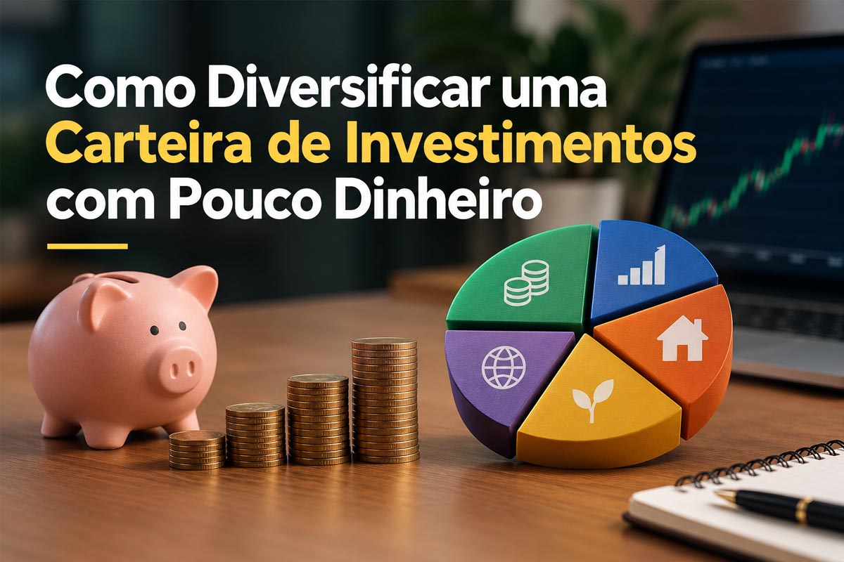 Como Diversificar uma Carteira de Investimentos com Pouco Dinheiro
