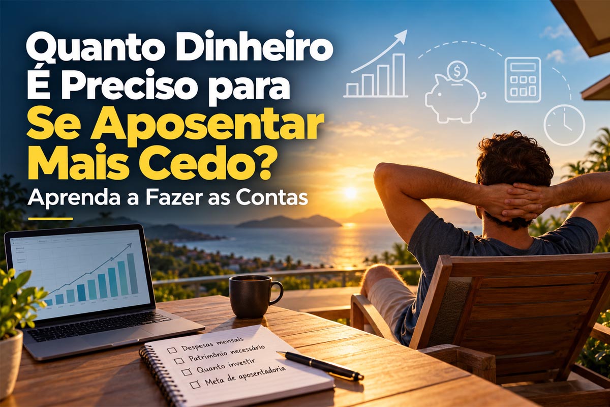 Quanto Dinheiro É Preciso para Se Aposentar Mais Cedo? Aprenda a Fazer as Contas