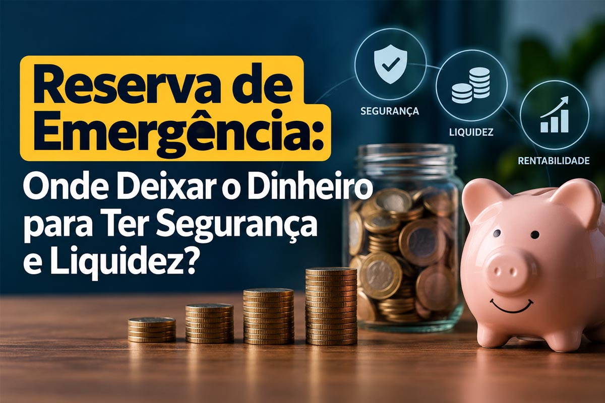 Reserva de Emergência: Onde Deixar o Dinheiro para Ter Segurança e Liquidez?