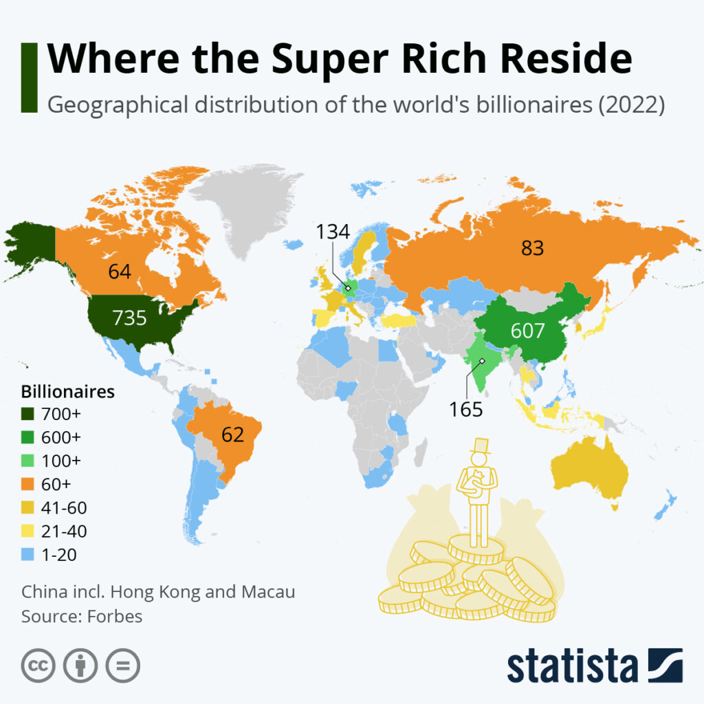 Where the Super Rich reside
