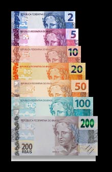 Familia de notas do real brasileiro